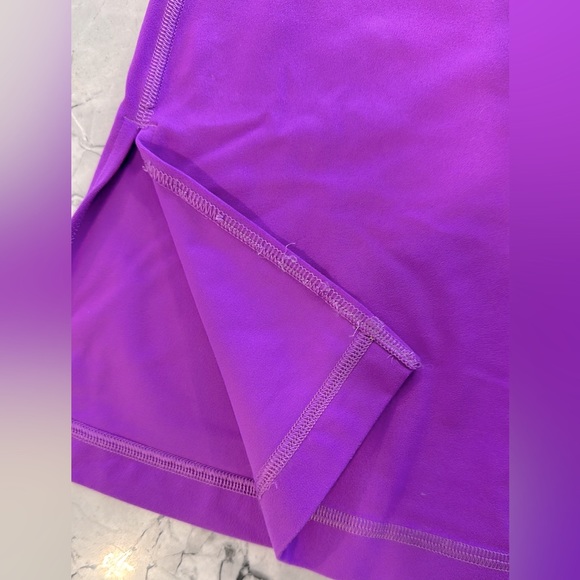 EUC Lululemon Groove high rise split hem leggings - NULU - size 2 - Picture 7 of 9